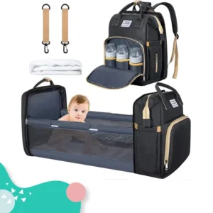 Mochila Pañalera Cuna Cambiador 4 en 1