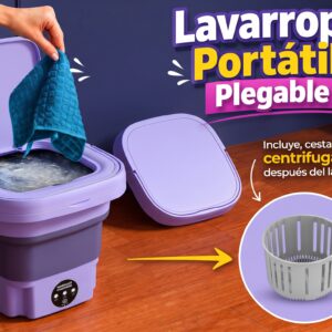 Lavarropa Portátil Plegable Que Bazar 6.5L