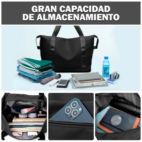 BOLSO PLEGABLE Y EXTENSIBLE MULTIFUNCIONAL - Imagen 3