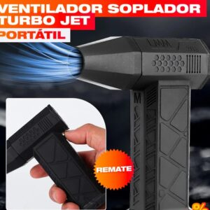 Soplador de Aire Turbo Portátil para Limpieza Rápida