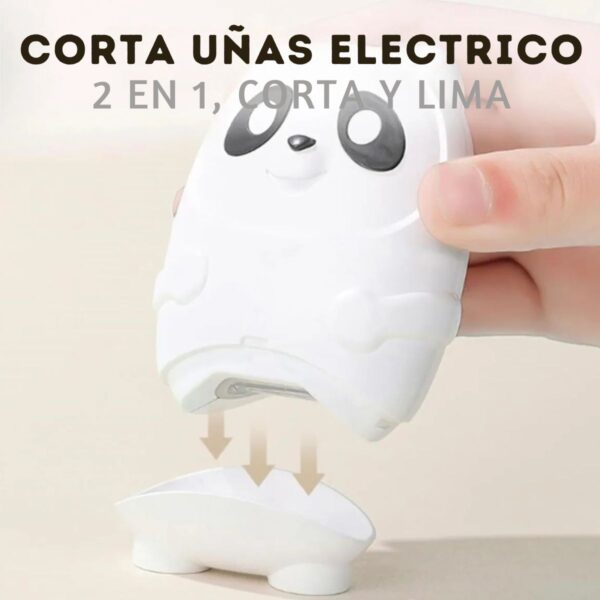 Cortauñas Eléctrico Panda Blanco - Imagen 2