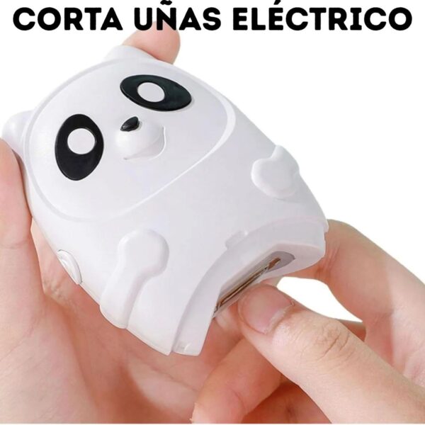 Cortauñas Eléctrico Panda Blanco