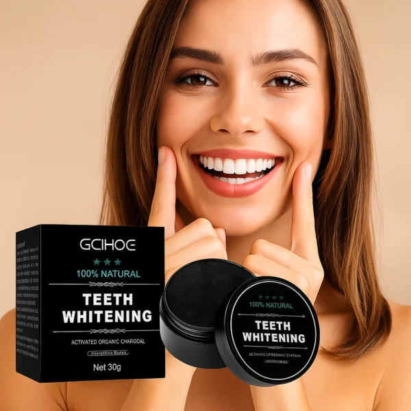 Blanqueador Dental Orgánico Carbón Activado + Cepillo Bamboo Gratis