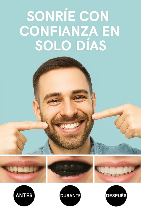 Blanqueador Dental Orgánico Carbón Activado + Cepillo Bamboo Gratis - Imagen 2