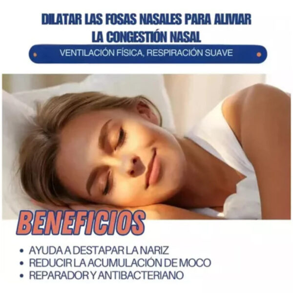10 Tiras Nasales Anti Ronquidos Y Mejora el Sueño - Imagen 4