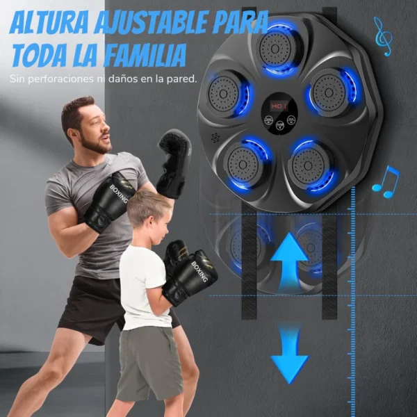 Máquina de Boxeo Musical Inteligente (Incluye Guantes) - Imagen 2