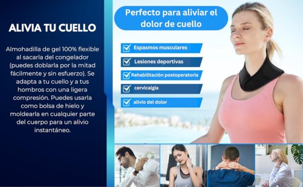 Almohadilla Térmica Cervical  + Mascara Facial Gel - Imagen 3