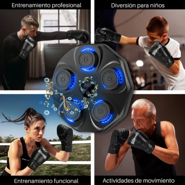 Máquina de Boxeo Musical Inteligente (Incluye Guantes) - Imagen 3