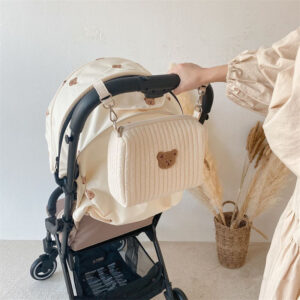 Bolso Maternal Osito Bordado
