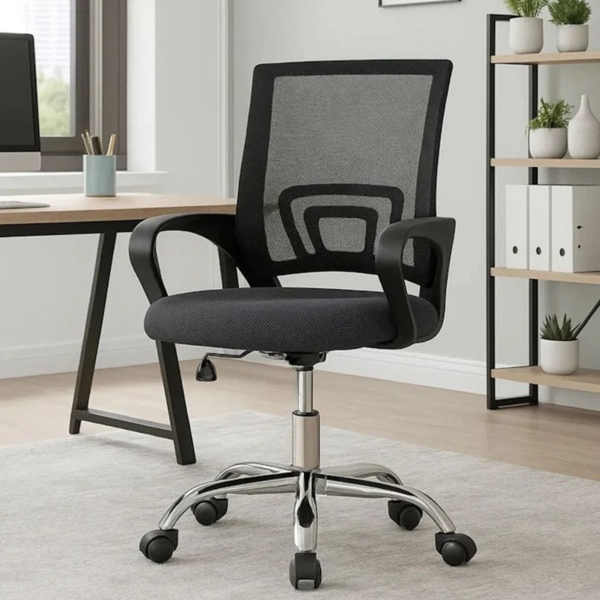 Sillón Ejecutivo Respaldo Bajo base Metal - Imagen 3