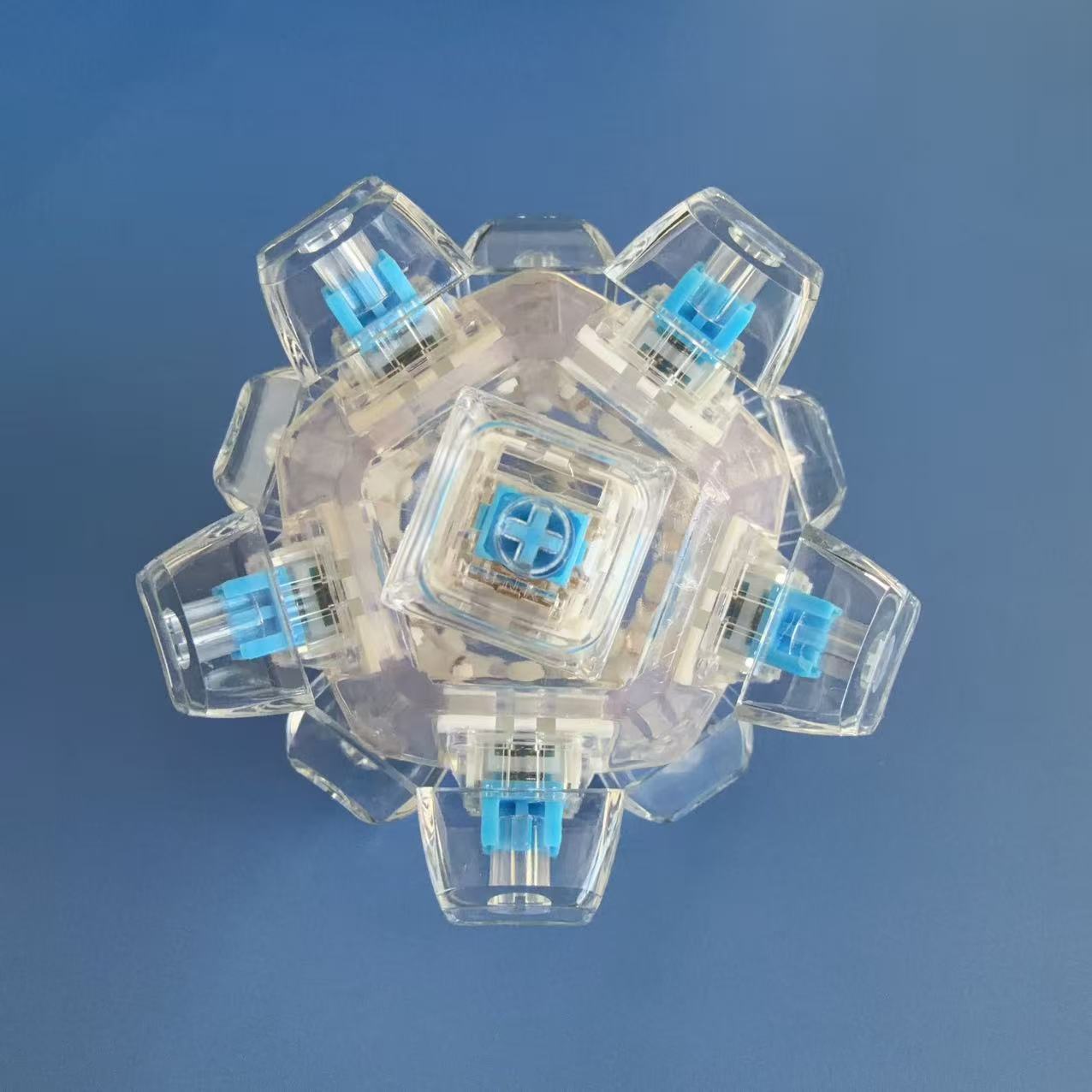 Fidget Toy Sensorial con 12 Teclas Mecánicas y Luces LED - Imagen 3